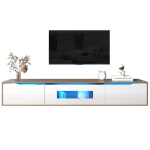 TV kapp, LED valgustus, 16 v&auml;rvi, 180x35x30 cm