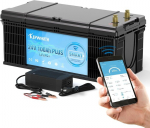 KEPWORTH liitiumaku LifePo4 24V 100Ah koos laadija ja Bluetoothiga