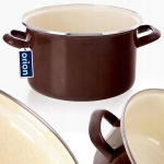Emailpott Orion Brown 20 cm, 3 L, induktsiooniks