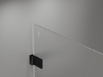 Mexen Lunar-B L du&scaron;iuksed, parempoolsed, 115 cm, l&auml;bipaistev, must - 832SL-115-050-70-00-P