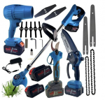 Boxer 4in1 akuga t&ouml;&ouml;riist oksak&auml;&auml;rid, trimmer, puhur, saag 2&times;48 V