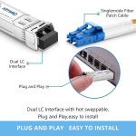 Optiline seade 4 tk. 10g Sfp+ Lc moodulid, 1310nm, 10km, Ddm