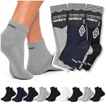 Meeste "quarter" sokid UMBRO erinevad v&auml;rvid puuvill 9 paari