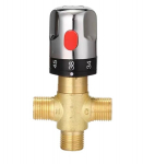 Termostaatiline segistiventiil DN15 1/2" 20&ndash;60 &deg;C, p&otilde;letuskaitse