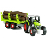 Puidust montaažitraktor koos haagisega 43 cm