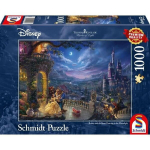T&auml;iskasvanute pusle - Kaunitar ja koletis, Tants kuuvalguses - Disney Kinkade - 59484 - 1000 t&uuml;kki
