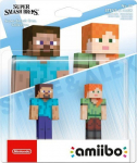 Amiibo Super Smash Bros Minecraft Steve & Alex nr.89 figuur