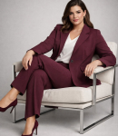 Naiste &uuml;likond PLUS SIZE 2XL-7XL Kevadine bleiser ja p&uuml;ksid AGRAFKA, Universaalne