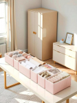 Aberto Design organiseerijate komplekt YLC-P035, roosa, 8 tk.