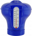 Basseinitermomeetriga ujuv dosaator klooritablettidele 18,5 cm