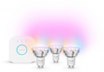 Philips GU10 elektripirnid puldiga, 345 lm, 2200&ndash;6500 K, 3 tk.