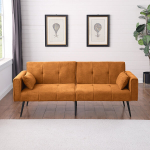 Pehmendatud diivanvoodi, puitraam, 173 cm, 1 tk