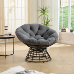 Papasan tool, teras, PE rotang, 360 kraadi p&ouml;&ouml;re, 130 kg, 1 tk