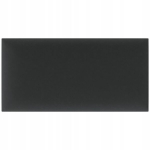 Polsterdatud pealaud Duo PP Matte Steel must 60x30 cm 1tk, 60x30 cm