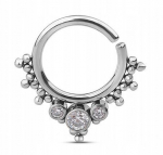 Titaanist segmendir&otilde;ngas valgete aasadega, 1,0/8 mm