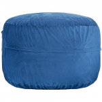 Kott-tool, 116.8x116.8x63.5 cm, sinine, velvet