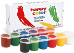 Happy Color tempera plakativ&auml;rv, 12 v&auml;rvi x 25ml