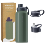 Wessper B3 THERMOSTEEL Luminous Olive 1000ml termiline pudel