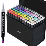 Kahepoolsed markerid - viltpliiatsid Touch Cool, 80 tk