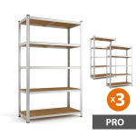 Hoiuriiulid Tonro 180x90x40 Pro, 3 tk