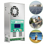 60A digitaalne p&auml;ikeseenergia laadija paneeli regulaator 12V 24V 36V 48V jaoks