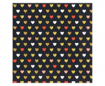 Pabersalvr&auml;tikud XoXo kollektsioon (must), 33 x 33 cm, 20 tk (PG-SXK2) 5814