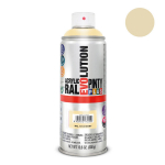 Sprayv&auml;rv - PINTY - RAL1014 - Gl&auml;nsande - 400 mL - Snabbtorkande 15 minuter