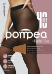 Naiste sukkp&uuml;ksid Pompea Comfort Size Ambrato, 40 DEN