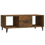 vidaXL kohvilaud, suitsutatud tamm, 102x50x40 cm, tehispuit