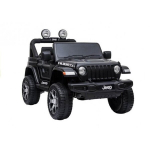 Laste kahekohaline auto Jeep Rubicon 4x4, must