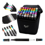 Kahepoolsed v&auml;rvilised markerid, 48 tk.