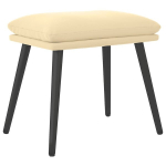 vidaXL jalapink, kreemjasvalge, 45 x 29,5 x 39 cm, samet