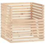 vidaXL komposter, 100 x 100 x 102 cm, m&auml;nnipuit