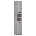 vidaXL vannitoakapp, hall Sonoma , 32x34x188,5 cm, tehispuit