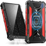 Akupank Power Bank Feegar 36000mah 20W 4x USB-C QI Solar Power Bank