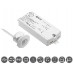 GTV PIR 230V kontaktivaba l&uuml;liti, max. 250W, 2m kaabel, valge AE-WBEZDPIR-10