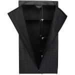 Tekstiilist riidekapp Saska Garden Ornament, 90x45x170 cm, must