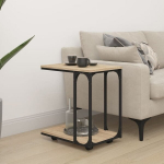vidaXL lisalaud ratastega, Sonoma tamm, 50 x 35 x 55,5 cm, tehispuit