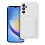 Telefoni&uuml;mbris Forcell CARD - kaardihoidja SAMSUNG A34, valge