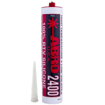 Punane kuumakindel hermeetik 343&deg;C RTV Silicone Abro SS2400, 310 ml