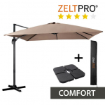 P&auml;ikesevari raskusplaadi ja kaitsekattega Comfort, pruun