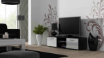 Cama TV alus Soho 140 must/valge l&auml;ikega