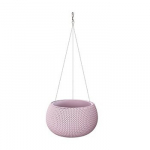 Rippuv dekoratiivne lillepott Splofy Bowl WS D37cm, pruun