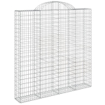 vidaXL kaarekujulised gabioonkorvid 3 tk, 200x30x200/220 cm, raud