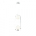 Rippvalgusti Maytoni Modern R&otilde;ngas MOD013PL-02W Valge