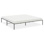 vidaXL metallist voodiraam, must, 180x200 cm
