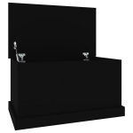 vidaXL hoiukast, must, 70x40x38 cm, tehispuit