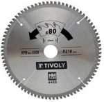 Saeketas Tivoly 190x30x2.5/1.7mm, z60, 3&deg;, (20mm adapter), v&auml;rvilistele metallidele