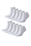 Madalad sokid meestele Sunny Side, valge, 10-pakk