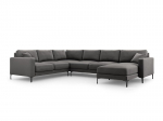 Panoraam vasakpoolne nurgadiivan velvet sofa Venus, 6 istekohta, hall